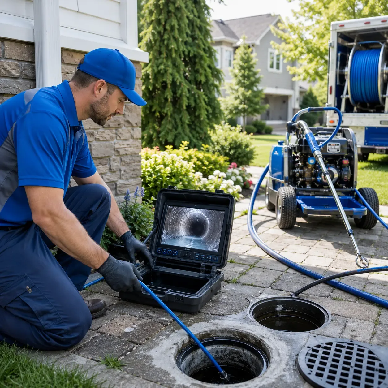 Outdoor drain cleaning professionals serving Crowley, LA